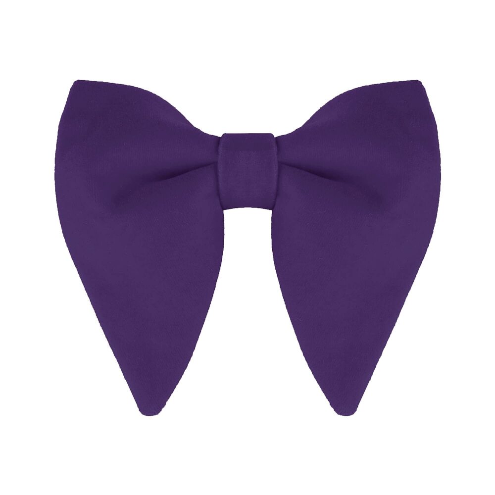 4480 Solid Pre-tied Bow Ties Formal Party Prom Bowties Velvet One Size